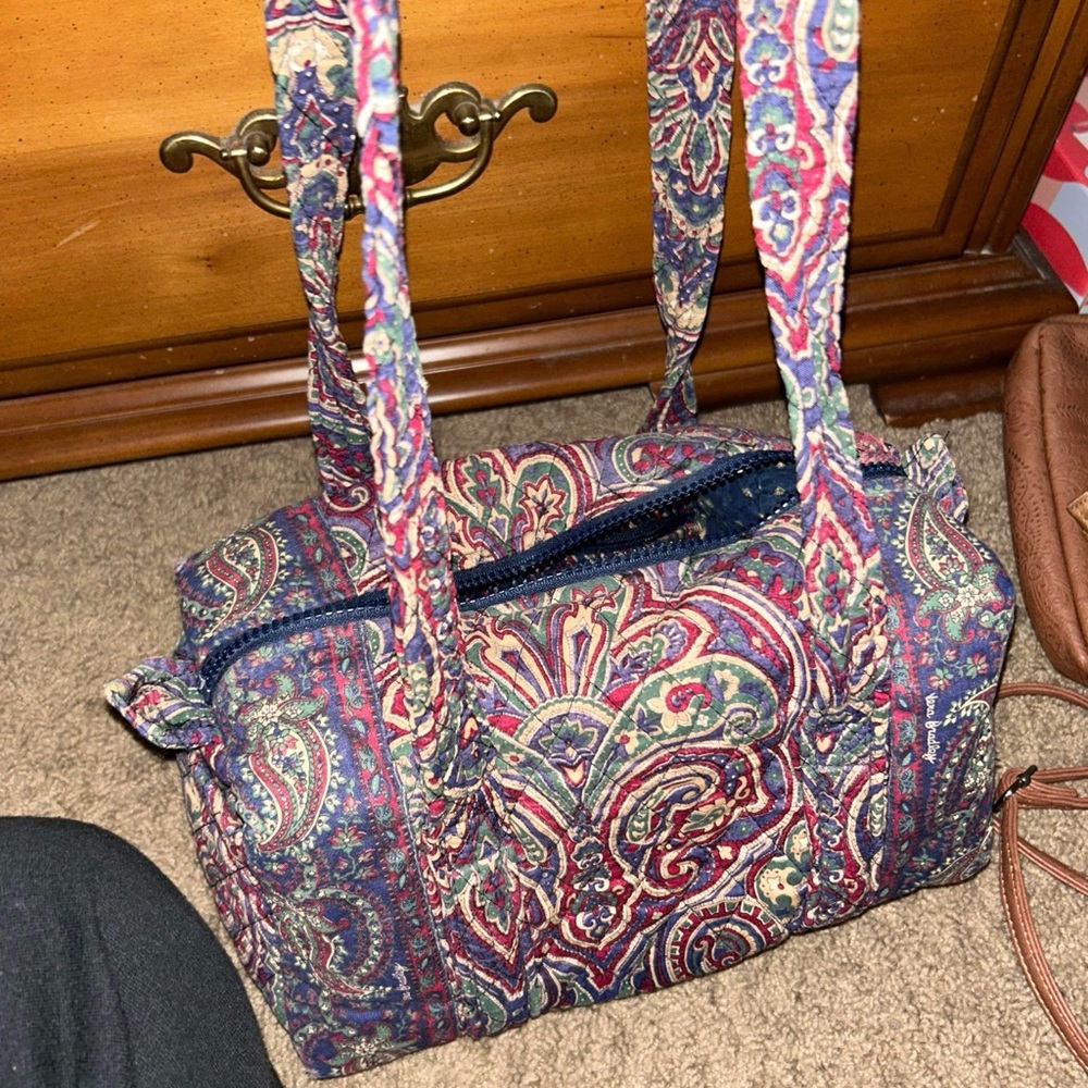 A purple purse